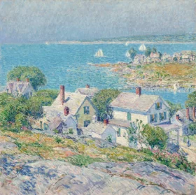 New England Headlands 1889 by Childe Hassam