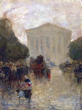 Twilight After Rain 1887 by Childe Hassam Twilight After Rain 1887 by Childe Hassam