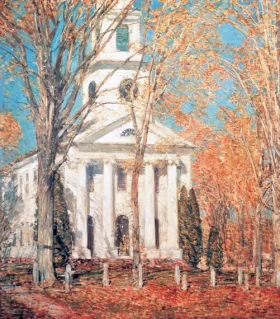 Church at Old Lyme, Connecticut, 1905 by Childe Hassam