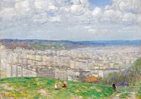 Top of Fort George 1920 by Childe Hassam