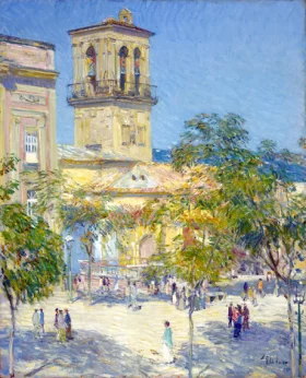 Street of the Great Captain, Córdoba 1910 by Childe Hassam Street of the Great Captain, Córdoba 1910 by Childe Hassam