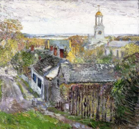 Quincy Masschusetts by Childe Hassam