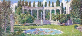 The Bartlett Garden, Amagansett, Long Island 1933 by Childe Hassam