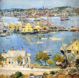 Gloucester Harbor 1899 by Childe Hassam
