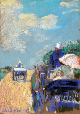 The Drive near Paris by Childe Hassam