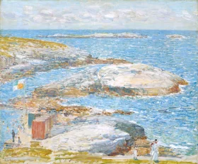 Bathing Pool, Appledore 1907 by Childe Hassam