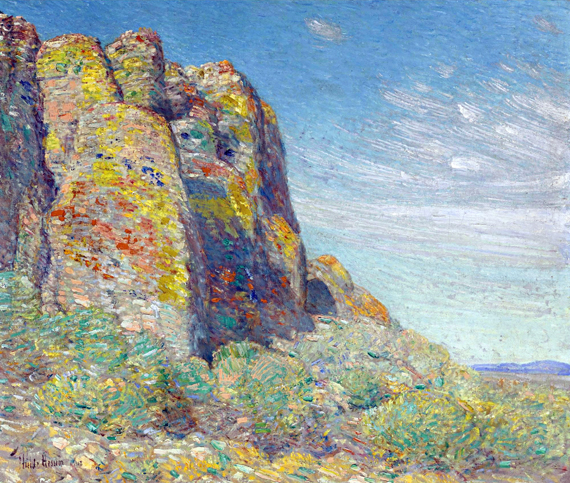 Harney Desert 1908 by Childe Hassam, oil painting reproduction on canvas Harney Desert 1908 by Childe Hassam