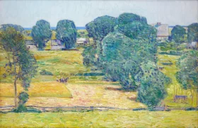 Harvesting 1921 by Childe Hassam