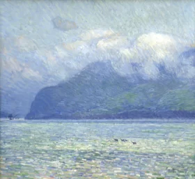 The Silver Veil and the Golden Gate 1914 by Childe Hassam