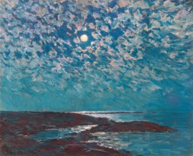 Moonlight by Childe Hassam