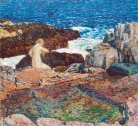 The East Headland Pool, Appledore 1912 by Childe Hassam