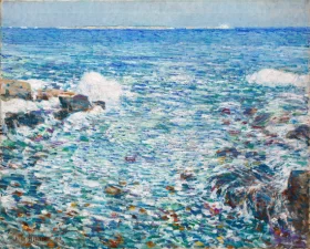 Surf, Isles of Shoals 1913 by Childe Hassam