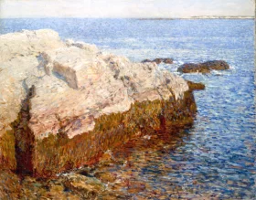 Cliff Rock - Appledore 1903 by Childe Hassam