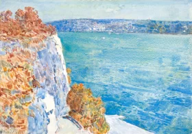 Yonkers from the Palisades 1916 by Childe Hassam