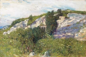Ledges and Bay, Appledore 1906 by Childe Hassam