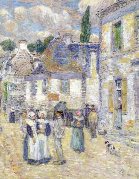 Pont-Aven 1897 by Childe Hassam