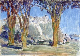 Castle Island, Boston Harbor 1916 by Childe Hassam