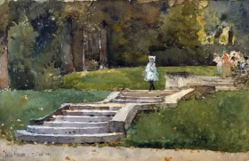 Saint-Cloud 1889 by Childe Hassam