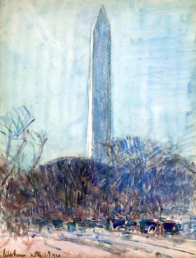 Washington Monument 1926 by Childe Hassam