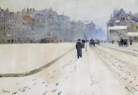 Copley Square by Childe Hassam