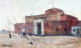 Castle Garden 1894 by Childe Hassam