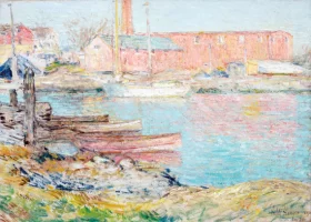 The Red Mill, Cos Cob 1896 by Childe Hassam