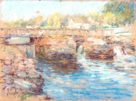 The Mill Dam, Cos Cob, 1902 by Childe Hassam