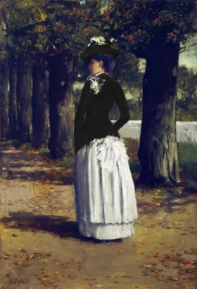 A Stroll in the Park 1886 by Childe Hassam A Stroll in the Park 1886 by Childe Hassam