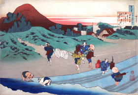 Poem by Jitō Tenno by Katsushika Hokusai Poem by Jitō Tenno by Katsushika Hokusai
