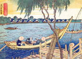 Fishing in the Miyato River by Katsushika Hokusai Fishing in the Miyato River by Katsushika Hokusai