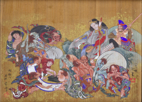 The Legendary Empress Jingū 1860 by Katsushika Hokusai