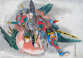 Okijiro Hironari by Katsushika Hokusai
