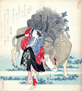 Oharame by Katsushika Hokusai