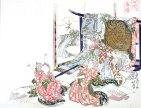 The Four Sleepers in Spring Dawn by Katsushika Hokusai The Four Sleepers in Spring Dawn by Katsushika Hokusai