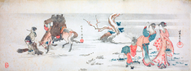 Gathering Herbs by Katsushika Hokusai