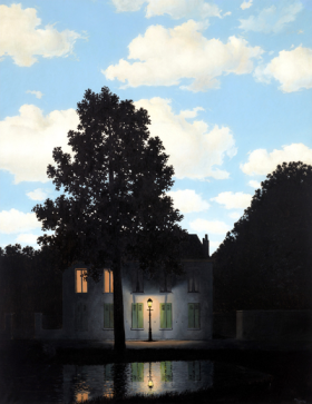 L'empire des lumières by René Magritte