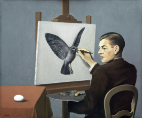 Clairvoyance (La Clairvoyance) by René Magritte Clairvoyance (La Clairvoyance) by René Magritte