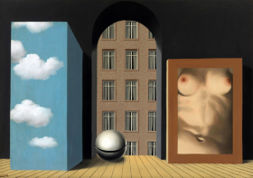 L'attentat (Act of violence) by René Magritte