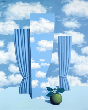 Le beau monde by René Magritte