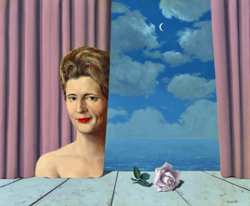L'endroit du décor by René Magritte