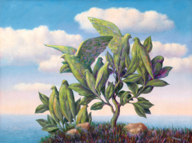 L’île au trésor by René Magritte