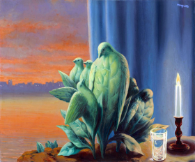 La Nuit d'amour by René Magritte