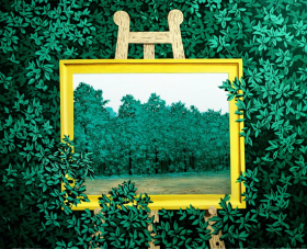 La Cascade by René Magritte