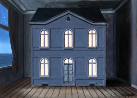 La Chambre de Madame Sundheim by René Magritte
