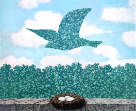 Le printemps by René Magritte