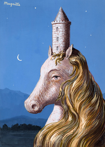 Le coeur du monde by René Magritte, oil painting reproduction on canvas Le coeur du monde by René Magritte