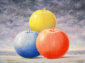 Le chant d'amour by René Magritte