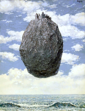Le Château Des Pyrénées by René Magritte