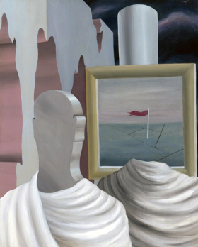 Le Chevalier du couchant by René Magritte
