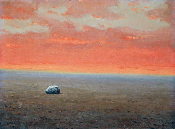Le calligraphe (The calligrapher) by René Magritte, oil painting reproduction on canvas Le calligraphe (The calligrapher) by René Magritte